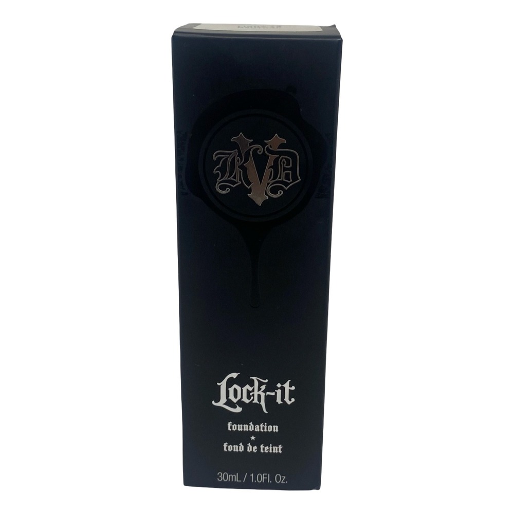 KVD Kat Von D Lock-It Foundation Light 45 Neutral Matte 1.0oz NEW IN BOX